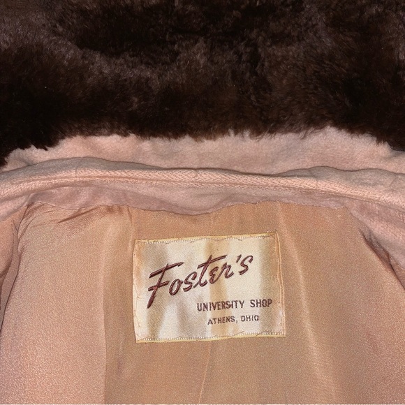 v i n t a g e :: Glamorous Soft Luxe Wool Thick Fur Collar Coat - Picture 9 of 16